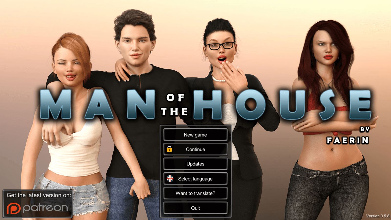 Man of the House porn xxx game download cover