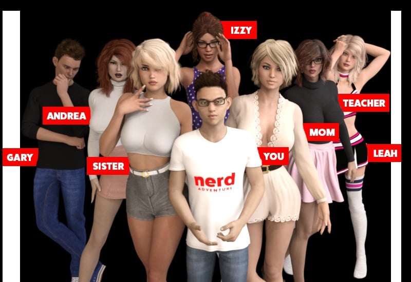 Nerd Adventure porn xxx game download cover