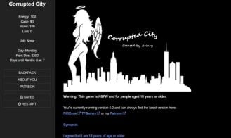 Corrupted City porn xxx game download cover
