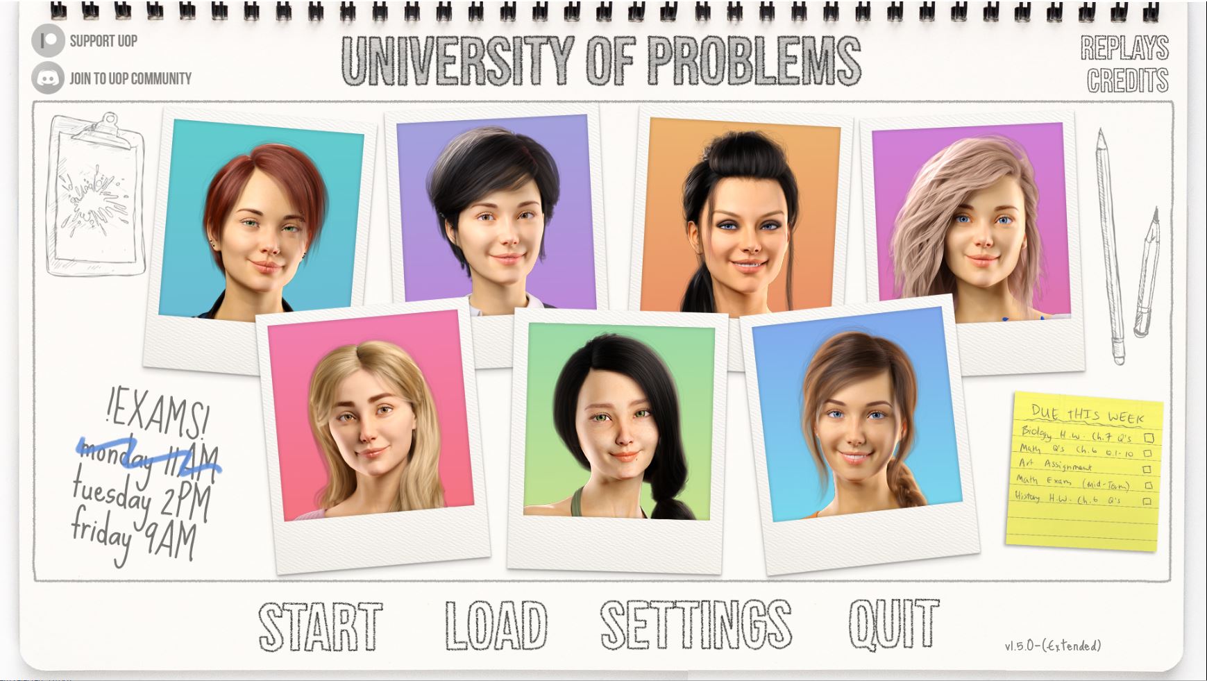 University of Problems porn xxx game download cover