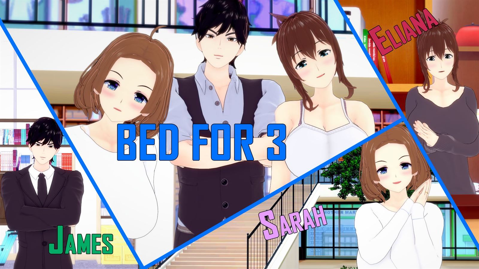 Bed for 3 porn xxx game download cover