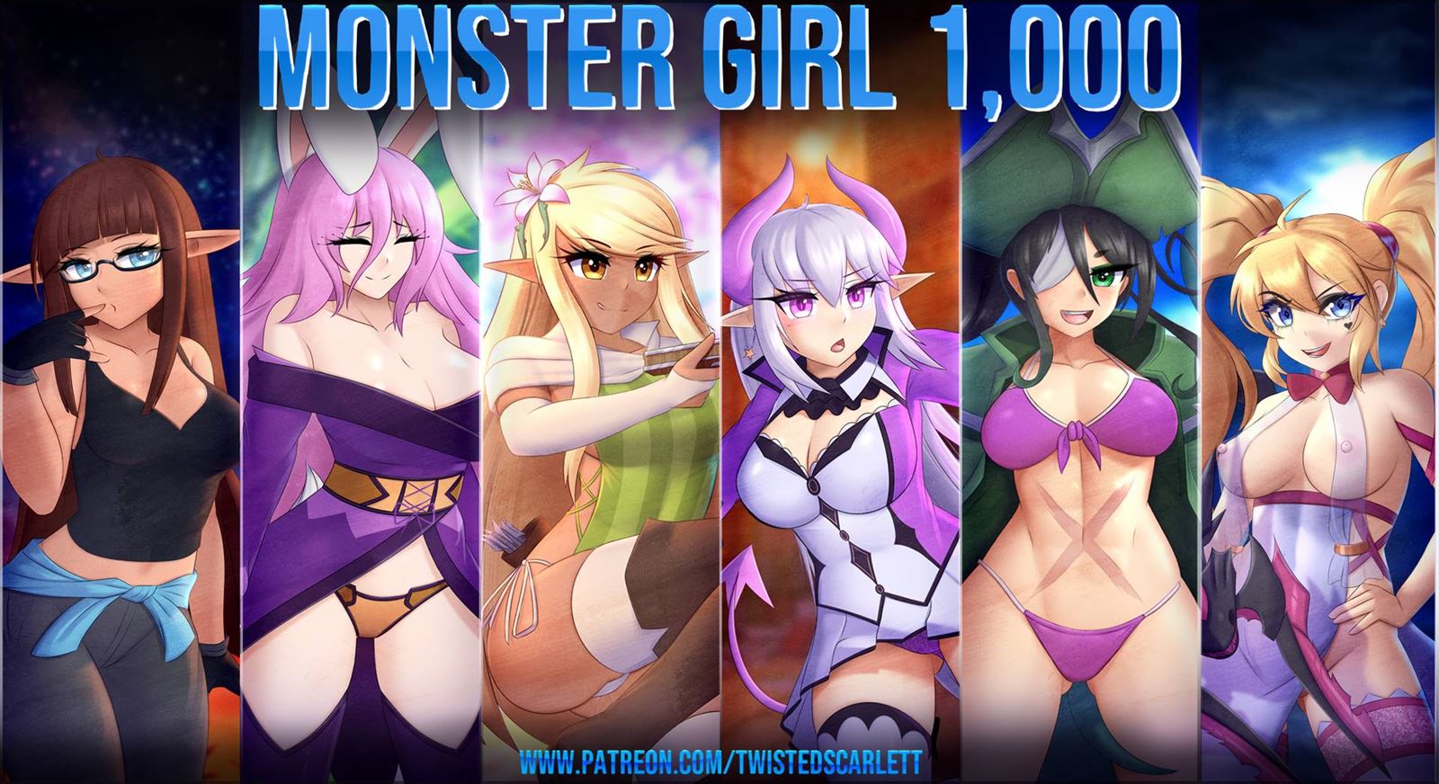 Monster Girl 1,000 porn xxx game download cover