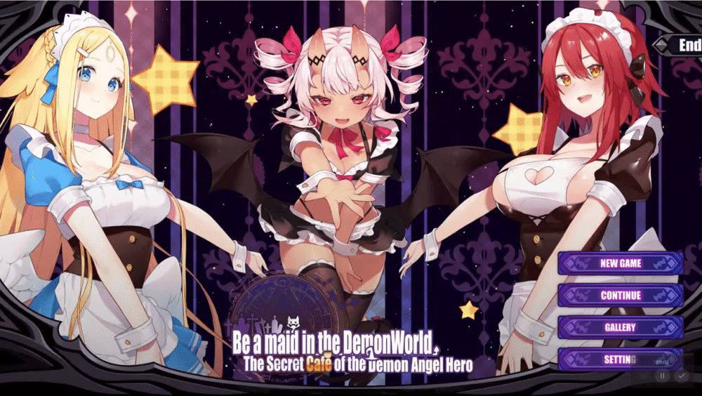 Be a maid in the Demon World The Secret Cafe of Demon Angel Hero porn xxx game download cover