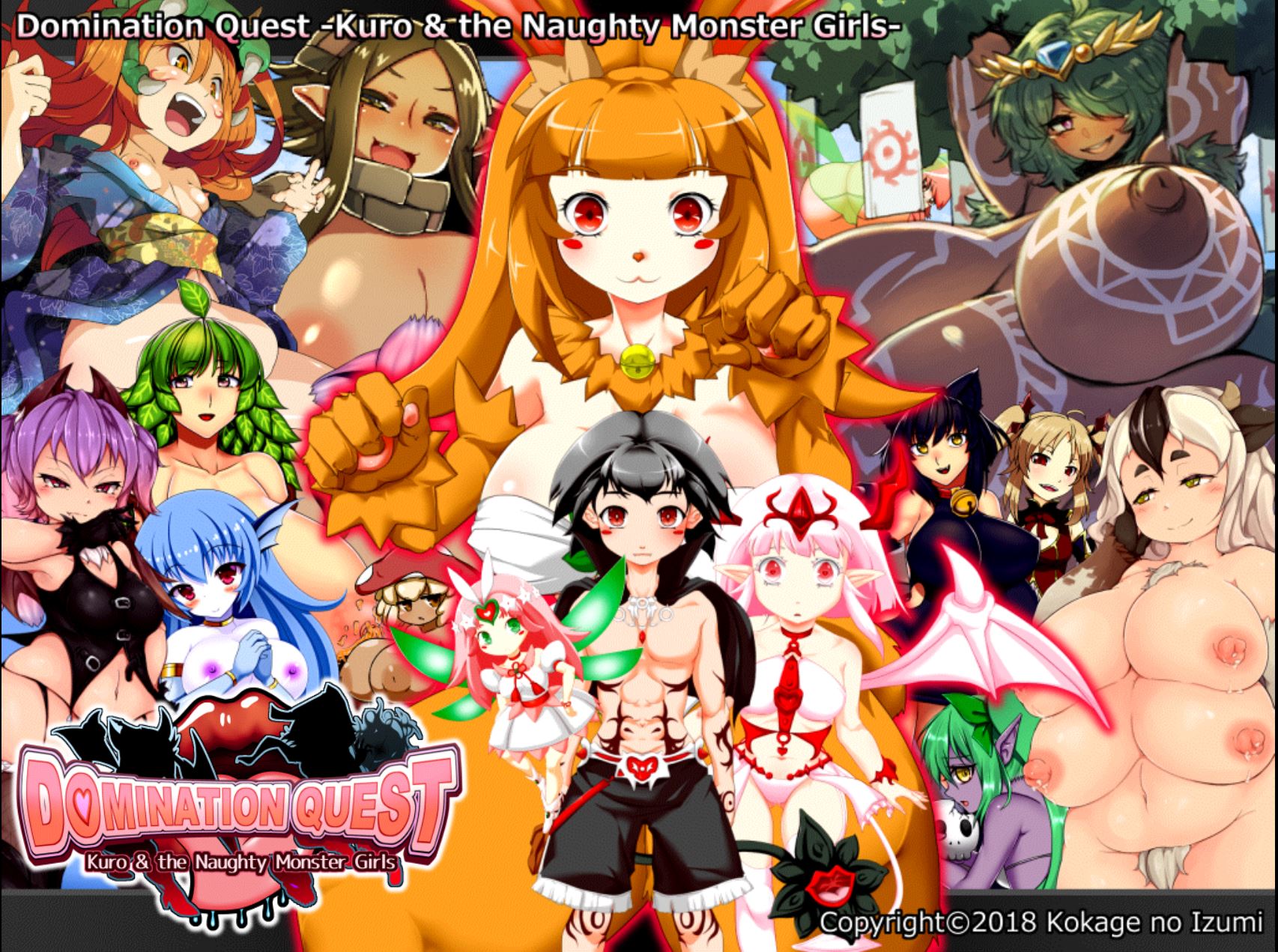 Domination Quest Kuro And the Naughty Monster Girls porn xxx game download cover