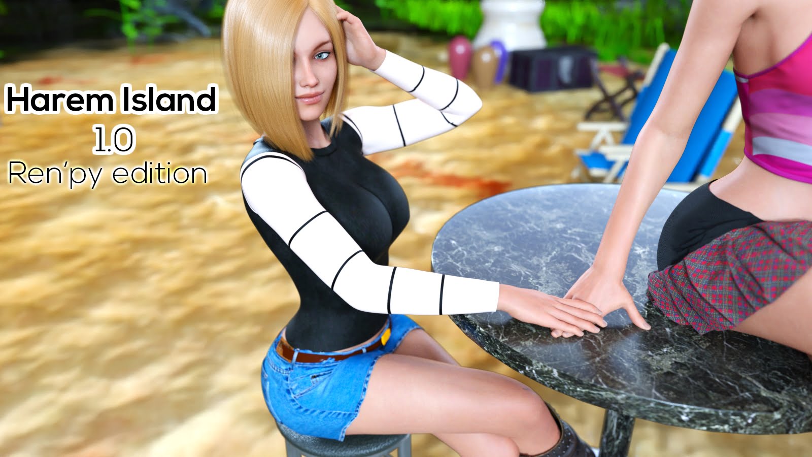 Harem Island Unofficial Ren'Py Version Ren'Py Porn Sex Game v.1.0 Download  for Windows, MacOS, Linux, Android