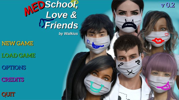 Medschool, Love and Friends porn xxx game download cover