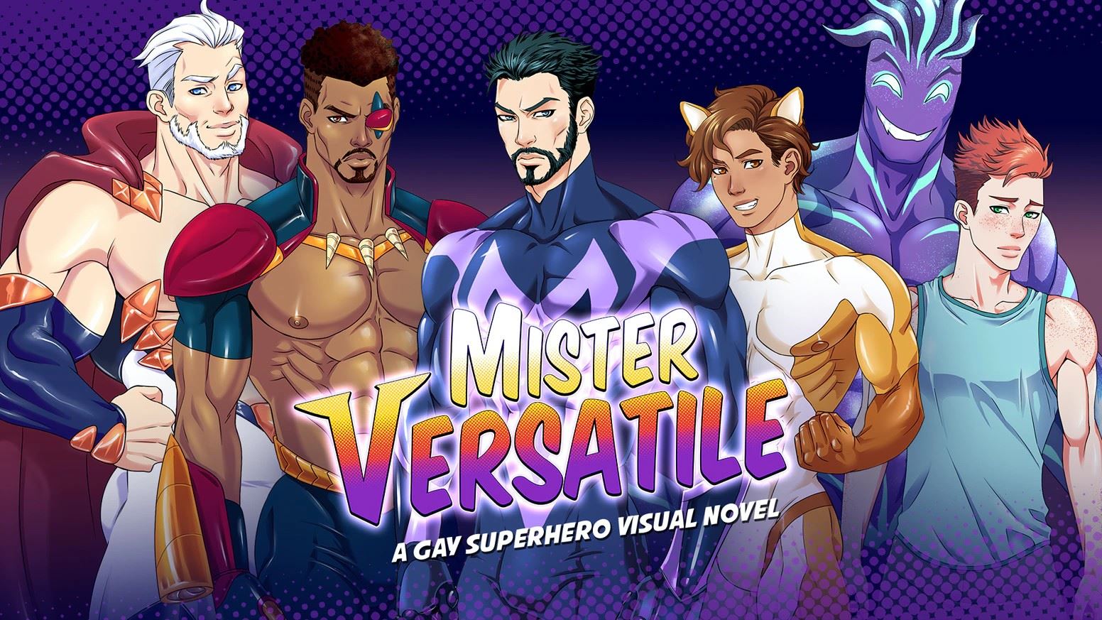 Mister Versatile: A Gay Superhero Visual Novel porn xxx game download cover