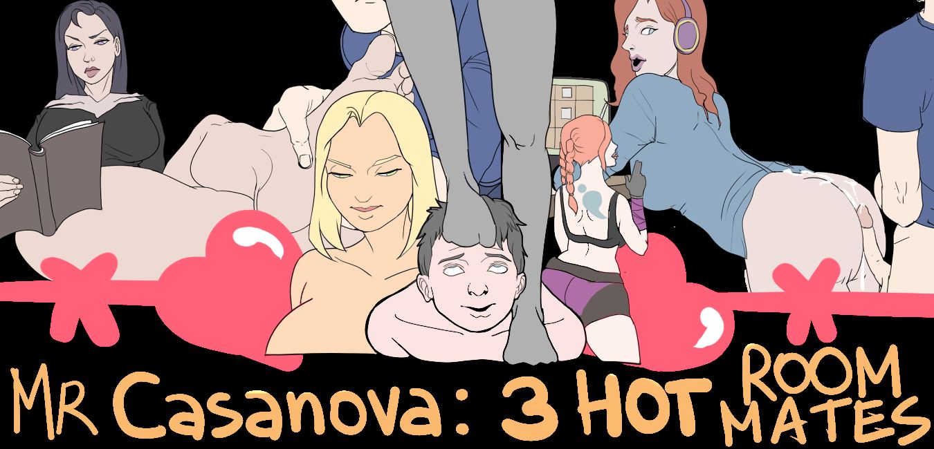 Mr. Casanova: 3 Hot RoomMates porn xxx game download cover