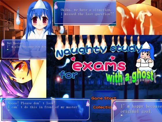 Naughty Study for Exams with a Ghost porn xxx game download cover