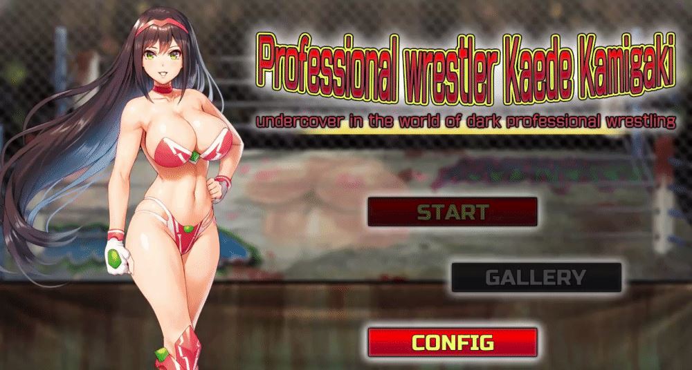 Professional wrestler Kaede Kamigaki undercover in the world of dark pro wrestling porn xxx game download cover