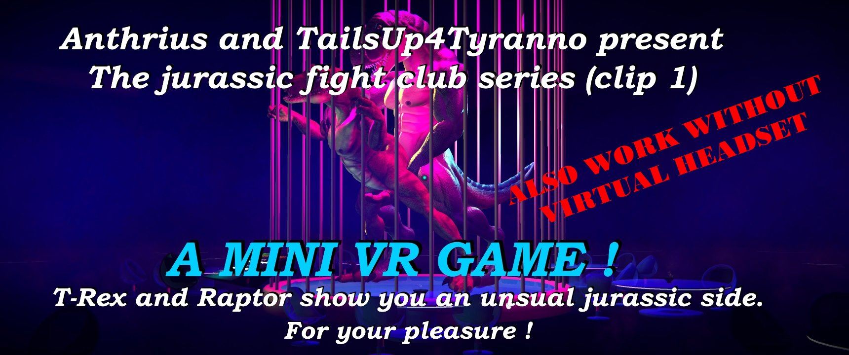 The Jurassic Fight Club VR porn xxx game download cover