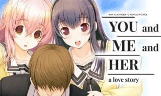 YOU and ME and HER: a love story porn xxx game download cover