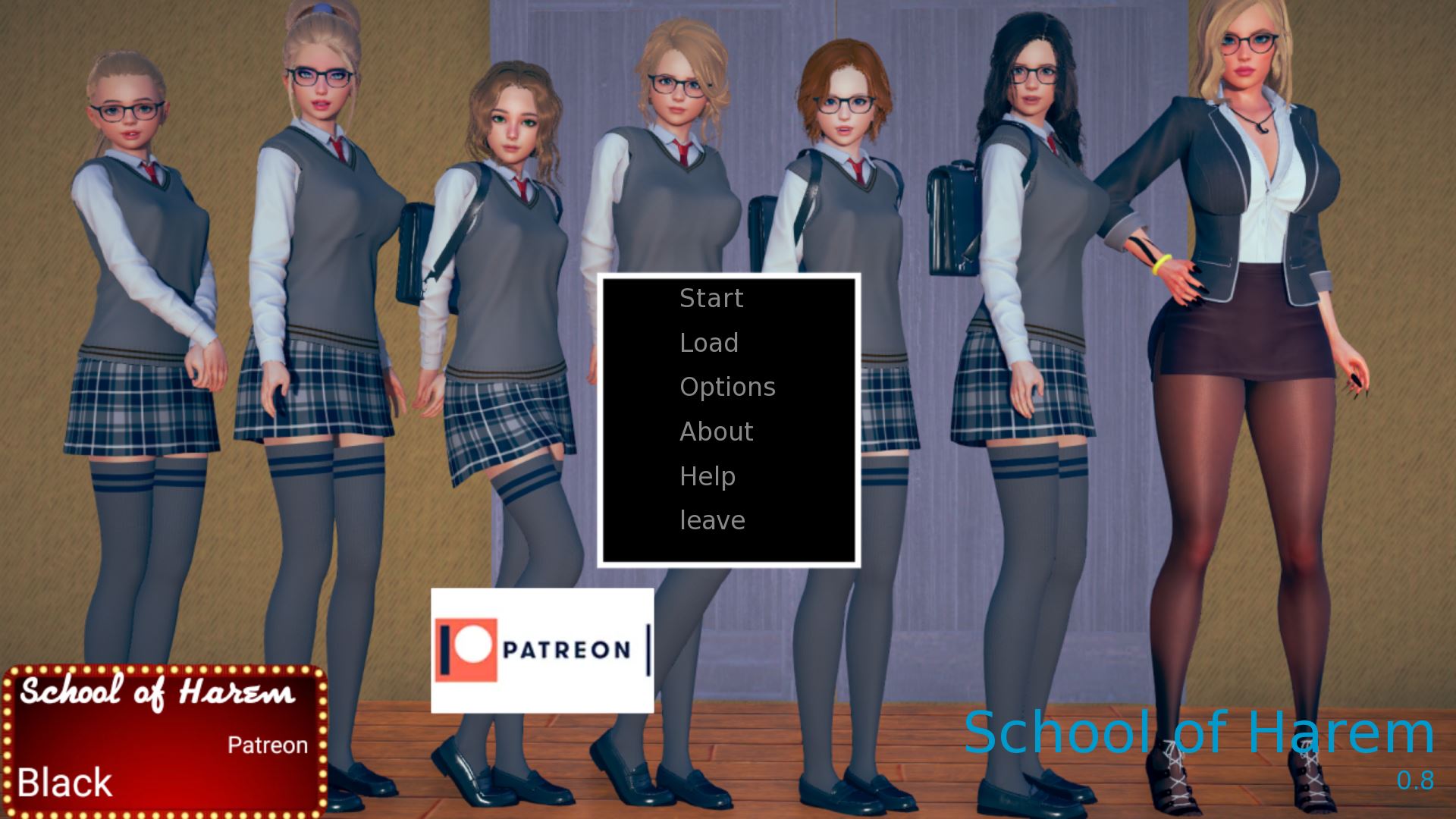 School of Harem porn xxx game download cover