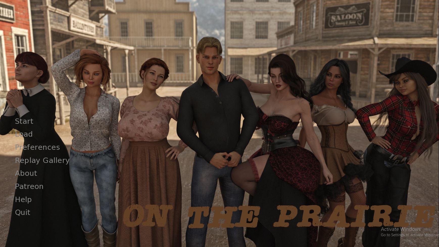 On the Prairie porn xxx game download cover