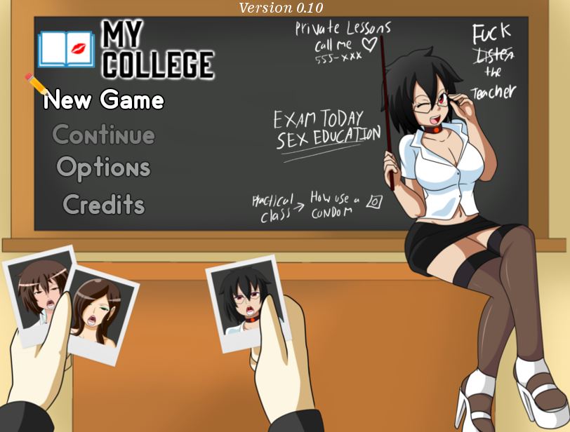My College porn xxx game download cover