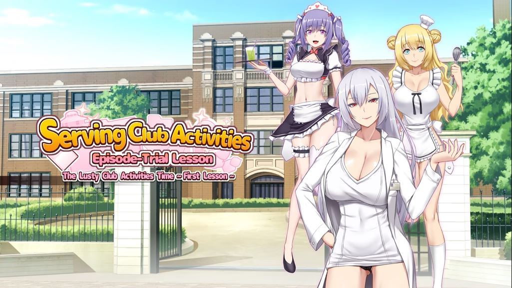 Serving Club Activities Episode-Trial Lesson: The Lusty Club Activities Time ~First Lesson porn xxx game download cover