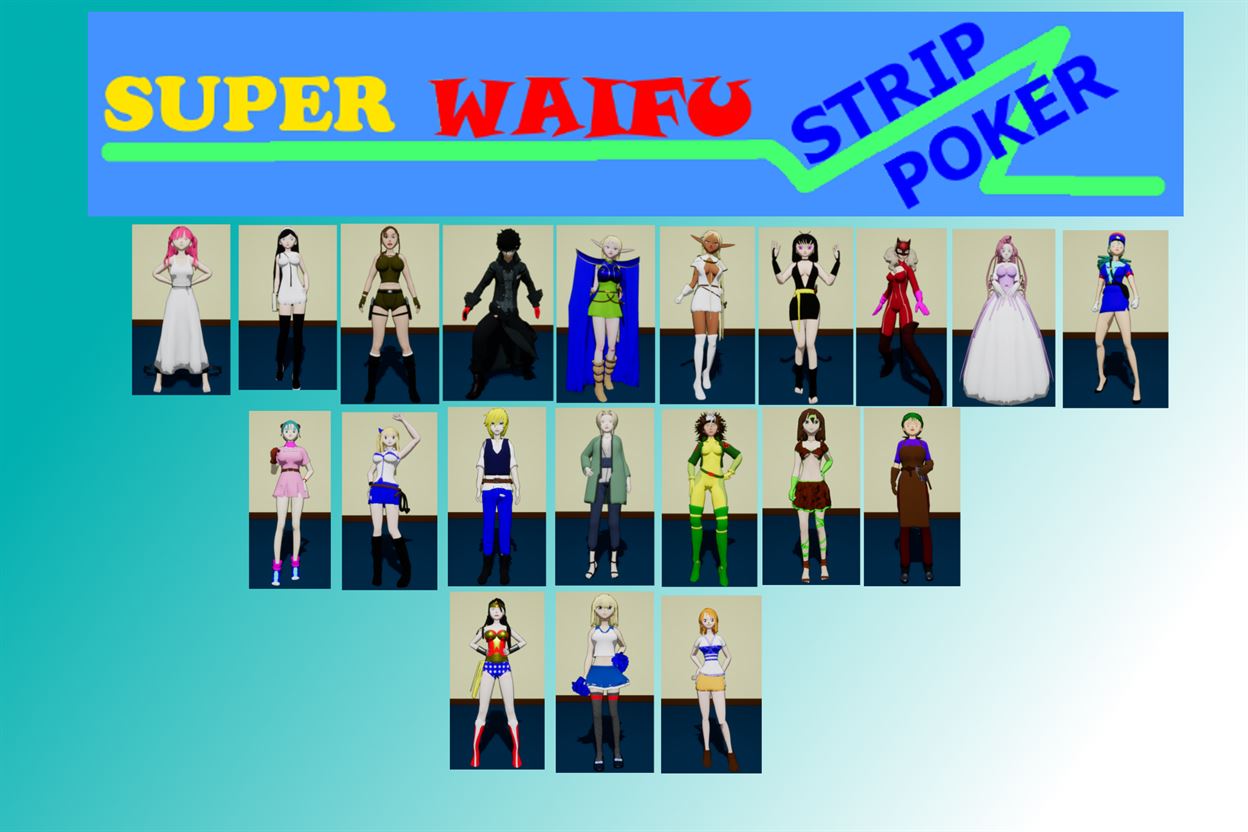 Super Waifu Strip Poker porn xxx game download cover