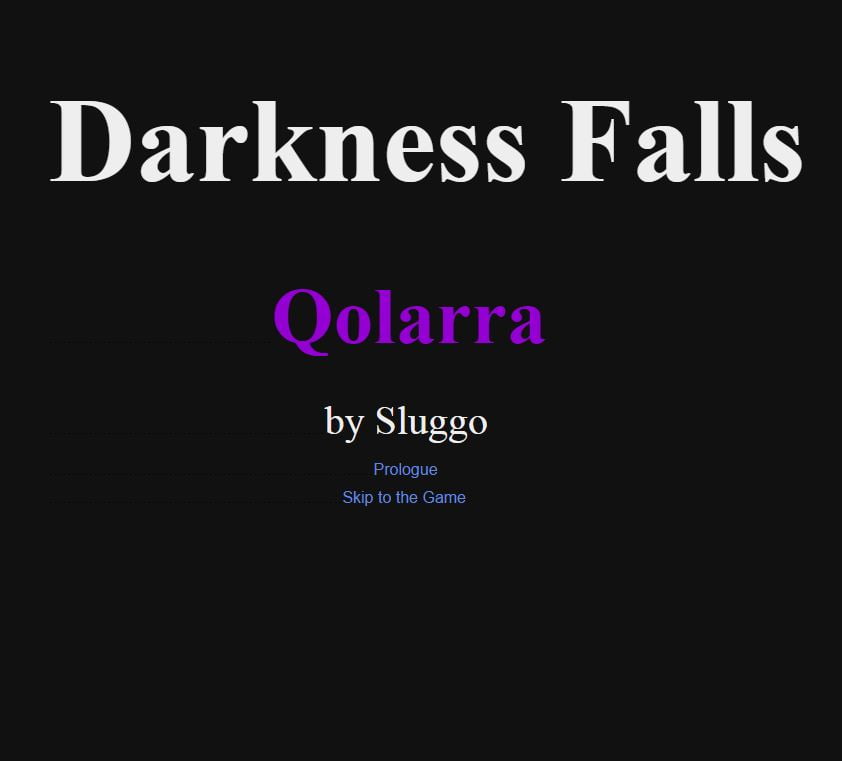 Darkness Falls: Qolarra porn xxx game download cover