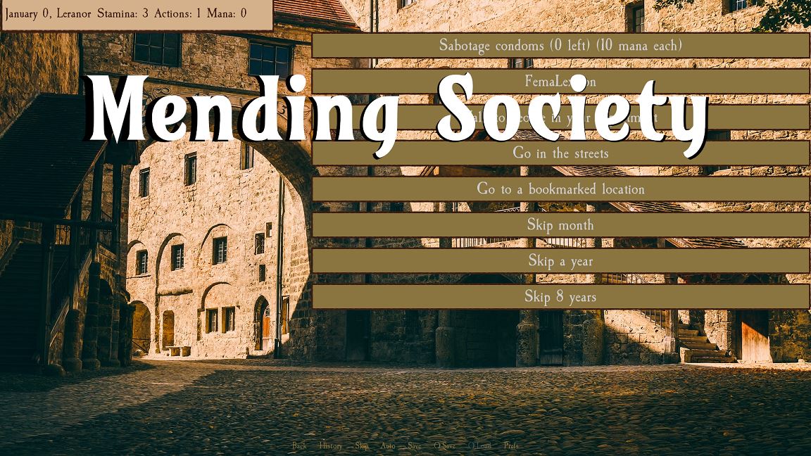 Mending society porn xxx game download cover