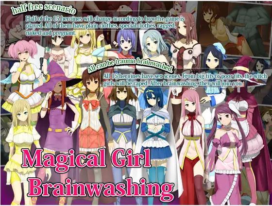 Witch Girls Brainwashing porn xxx game download cover