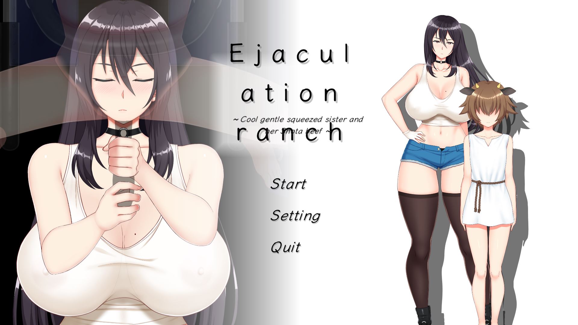Ejaculation Farm Cool and gentle milking sister and short cow Unity Porn Sex  Game v.Final Download for Windows