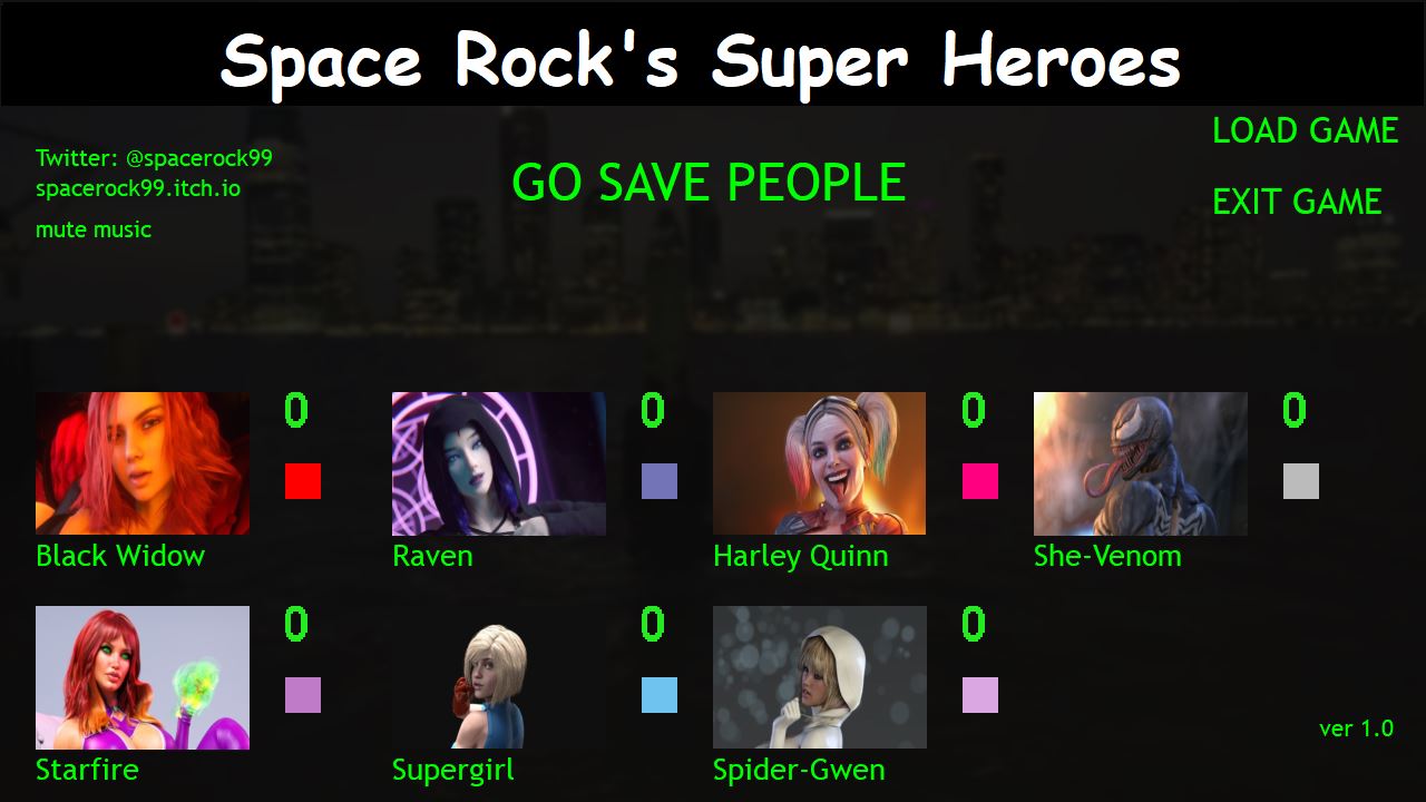 Space Rock’s Super Heroes porn xxx game download cover