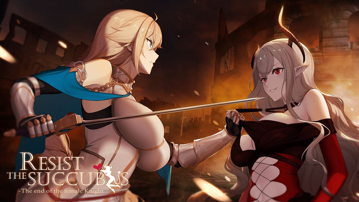Resist the succubus: The end of the female Knight porn xxx game download cover