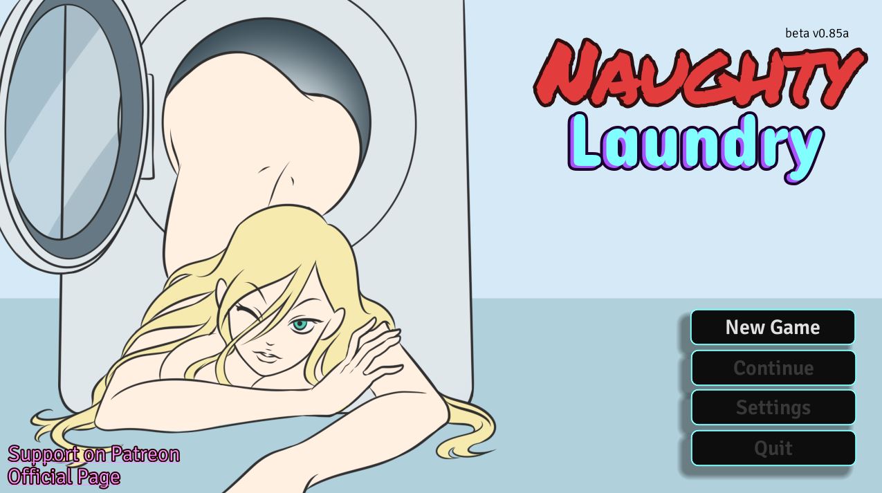 Naughty Laundry porn xxx game download cover