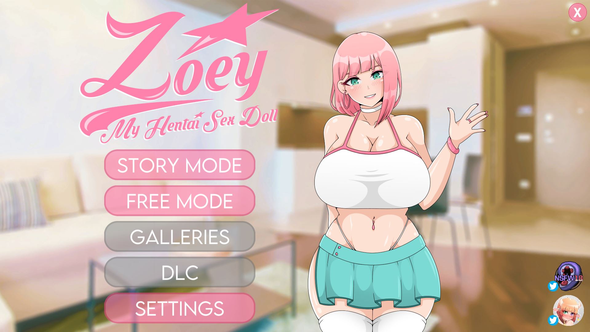Zoey: My Hentai Sex Doll porn xxx game download cover
