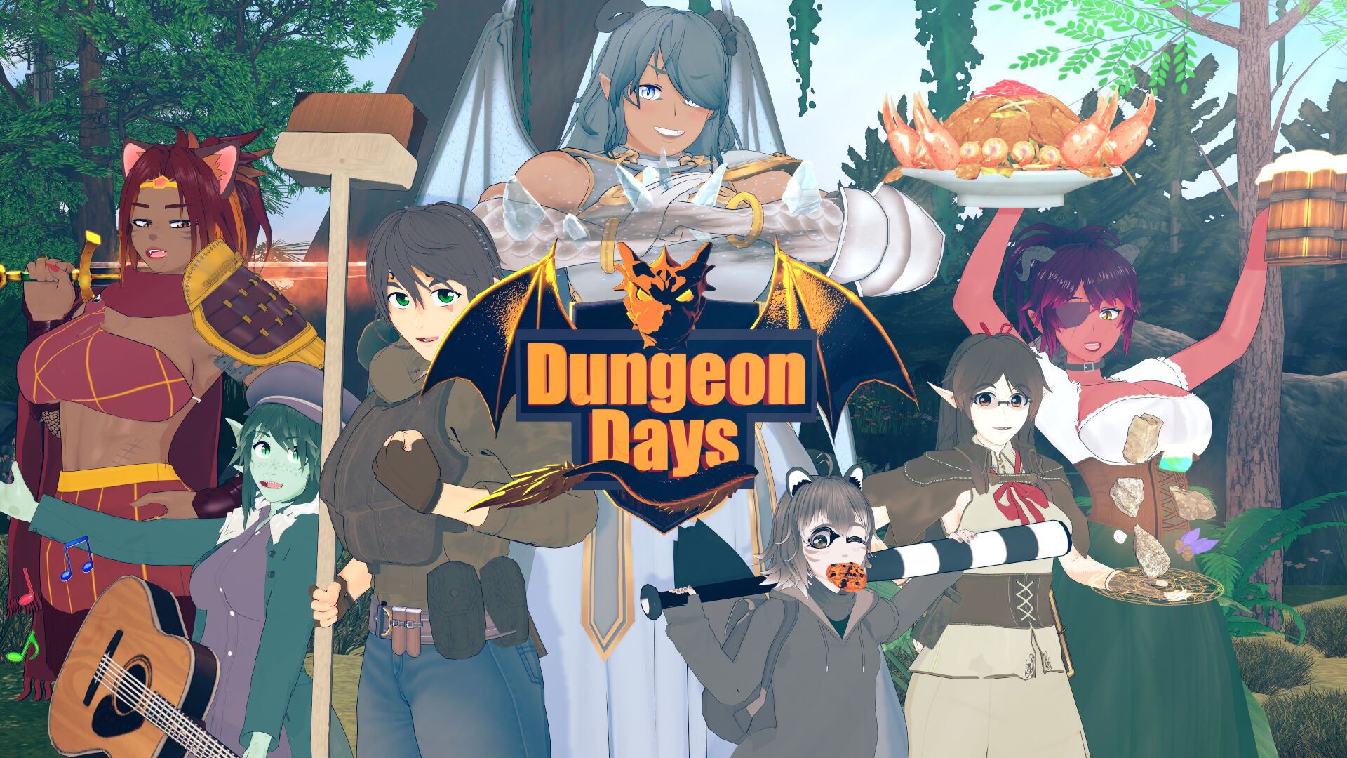 Dungeon Days Ren'Py Porn Sex Game v.0.03 Download for Windows, MacOS,  Linux, Android