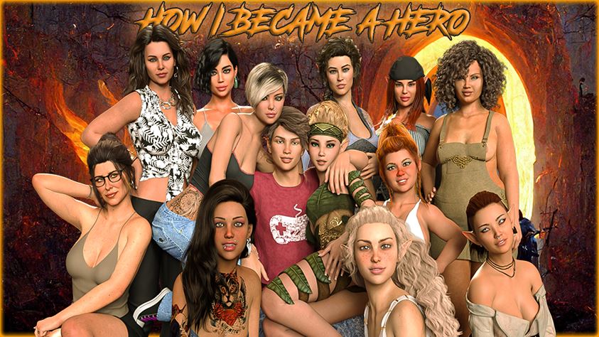 How I Became A Hero porn xxx game download cover