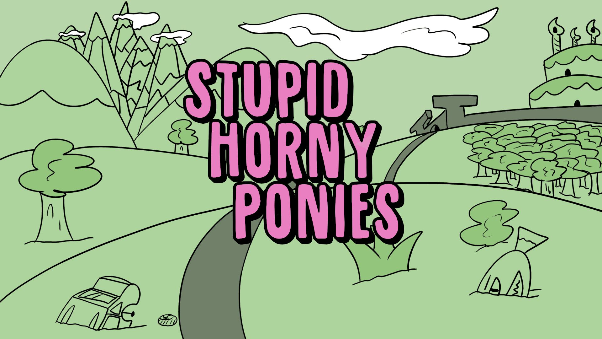 Stupid Horny Ponies porn xxx game download cover