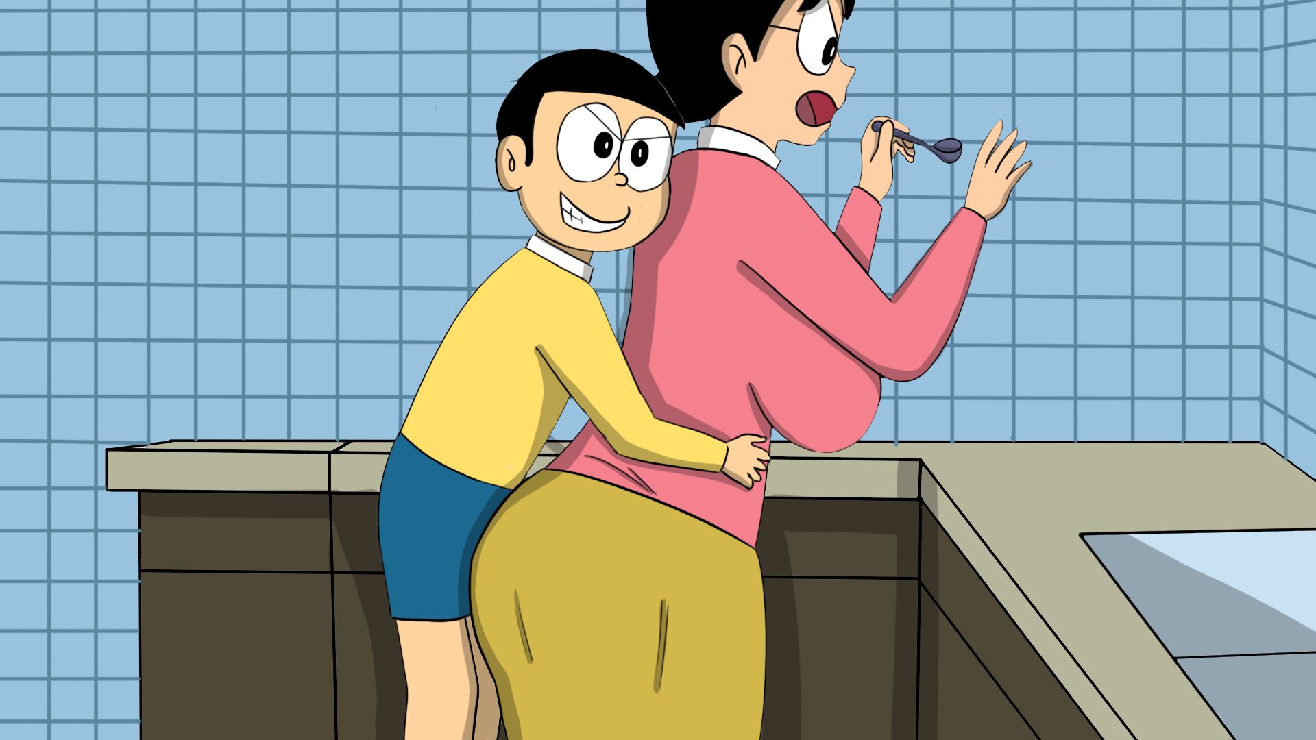 Download Dormon Cartoon Fucking Sezuka Xxx - Doraemon X Ren'Py Porn Sex Game v.0.8c Download for Windows, MacOS, Linux,  Android