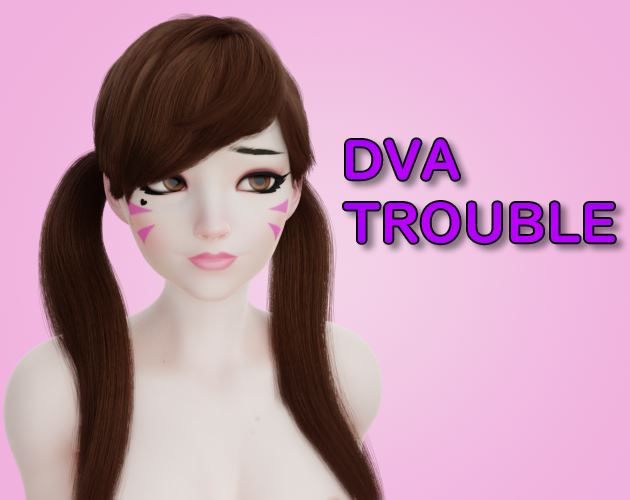 Dva Trouble porn xxx game download cover