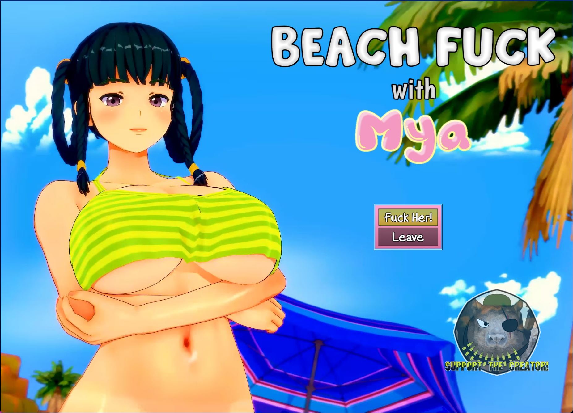 Beach Fuck with Mya porn xxx game download cover