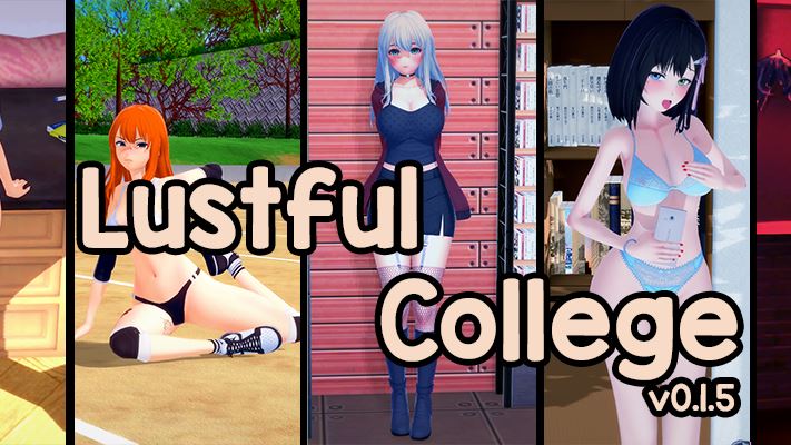 Lustful College porn xxx game download cover