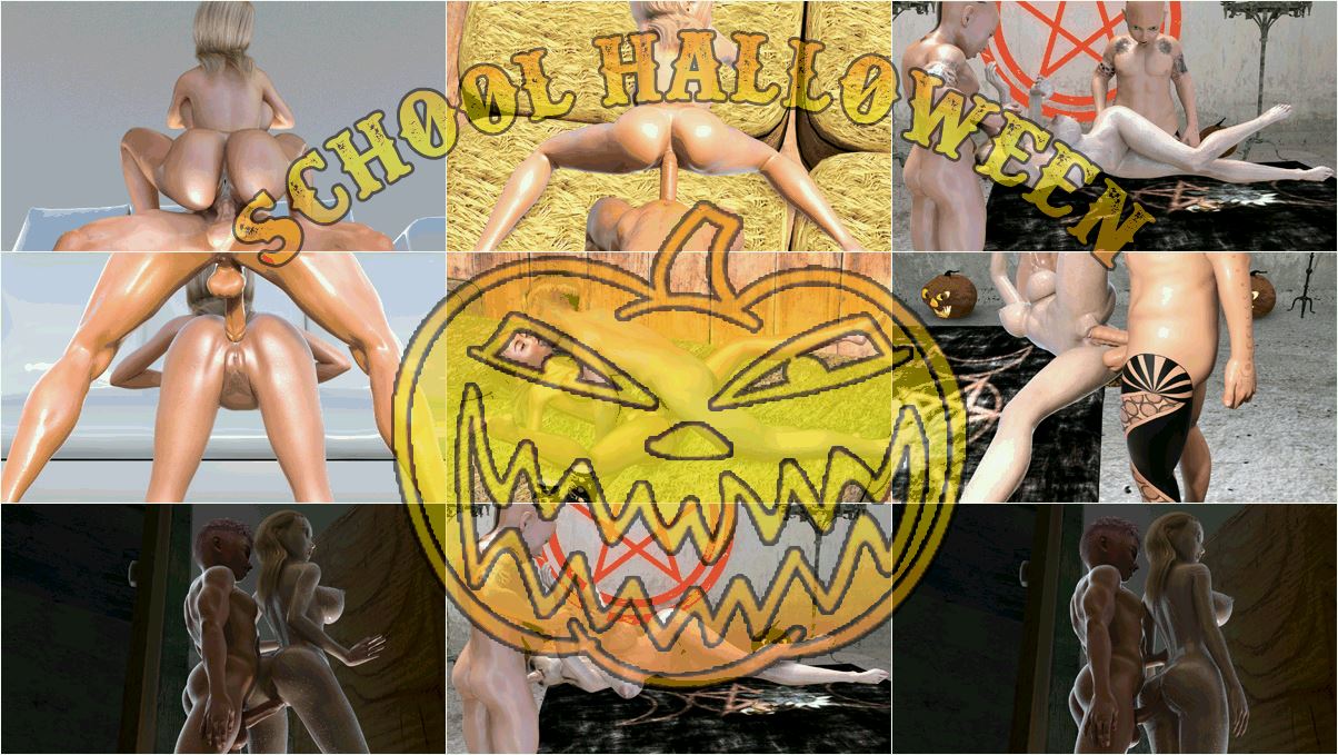 School Halloween porn xxx game download cover