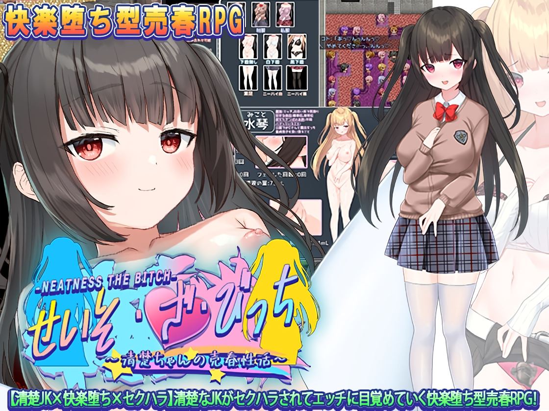 Seiso-Za-Bicchi: ~The Pure Girl’s Harassment Prostitution Activities porn xxx game download cover