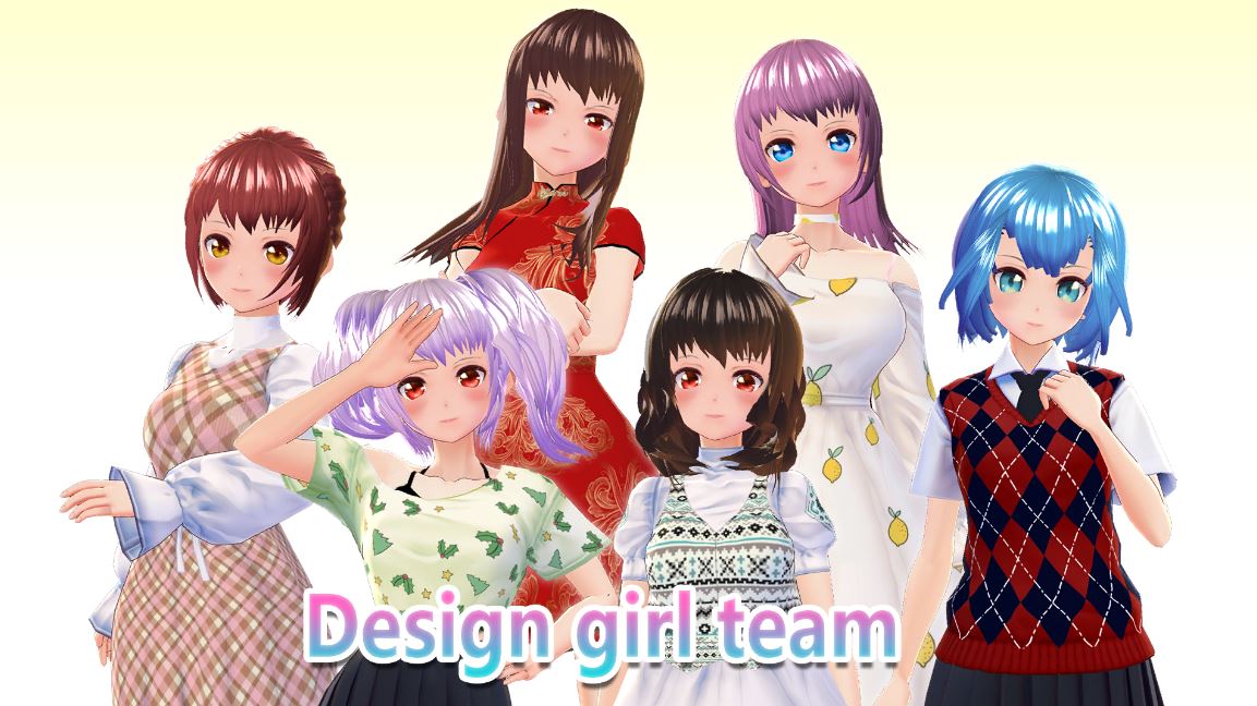 Design Girl Team porn xxx game download cover