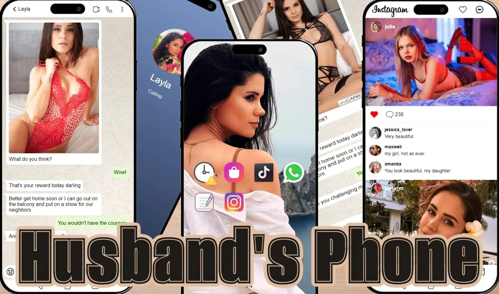 Husband’s Phone porn xxx game download cover