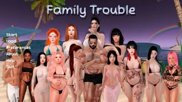 Family Trouble porn xxx game download cover