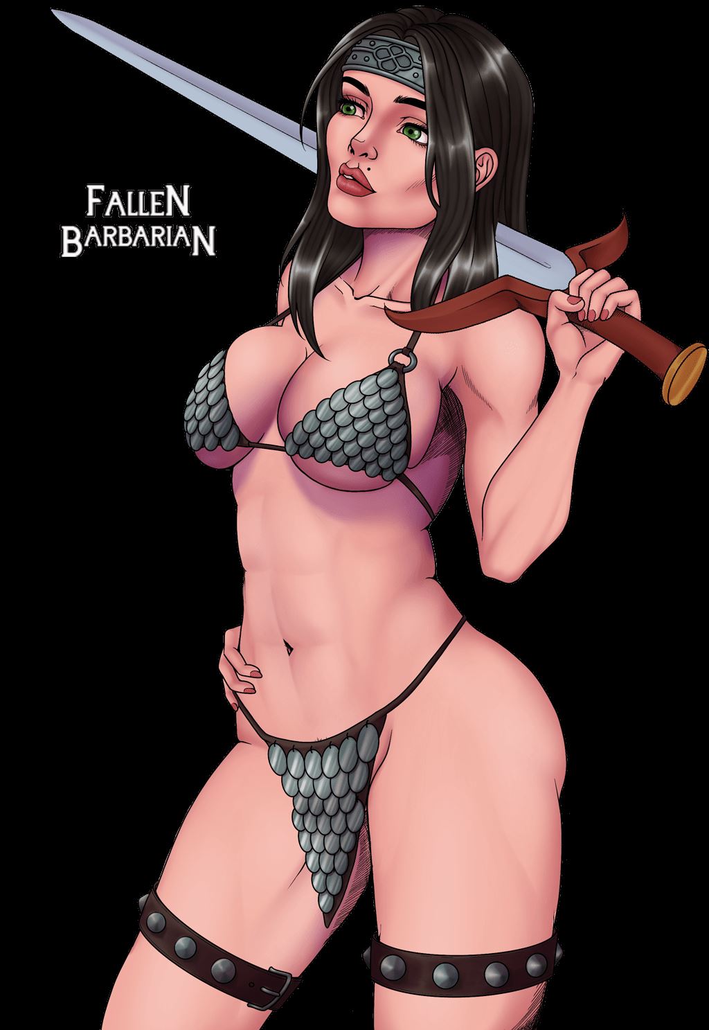 Fallen Barbarian porn xxx game download cover