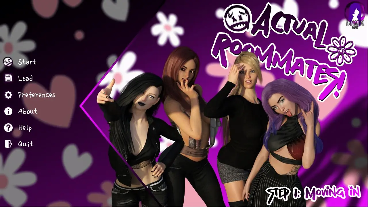 Actual Roommates porn xxx game download cover