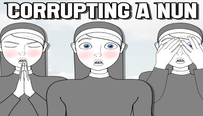 Corrupting a Nun porn xxx game download cover