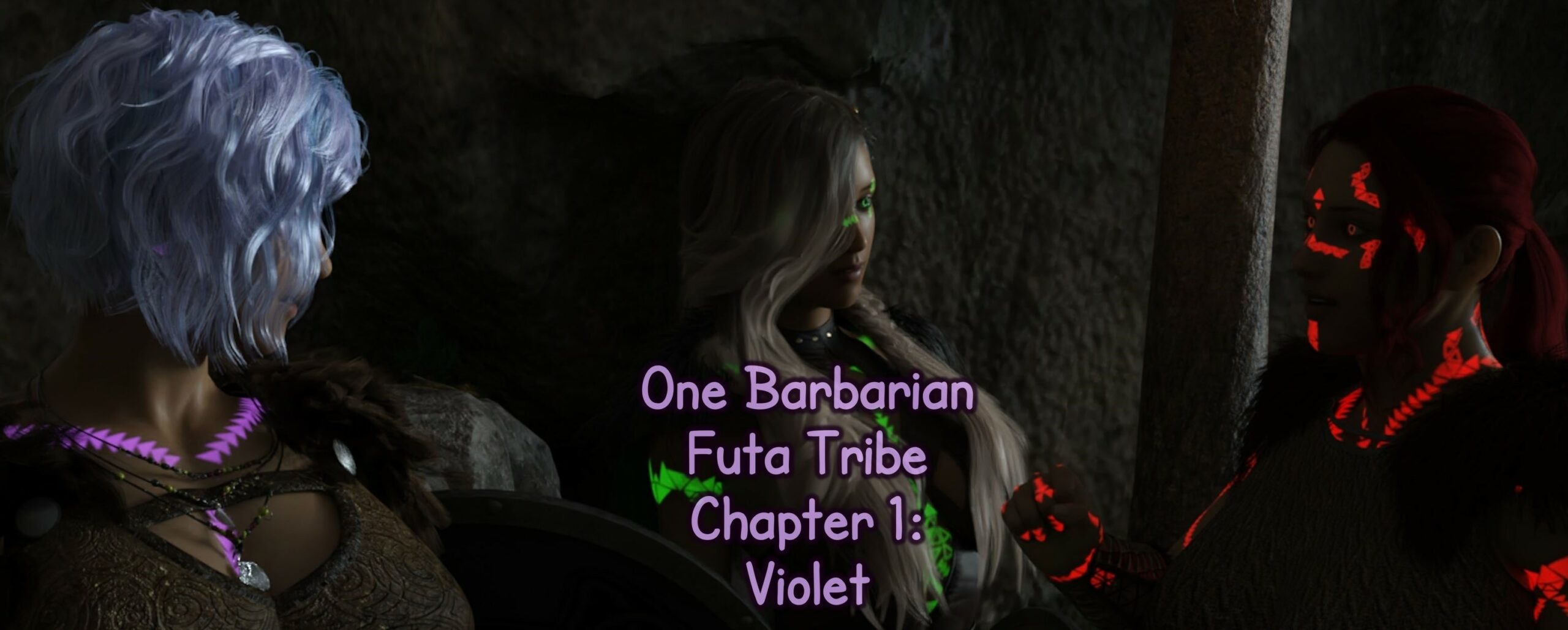 One Barbarian Futa Tribe Chapter 1: Violet porn xxx game download cover