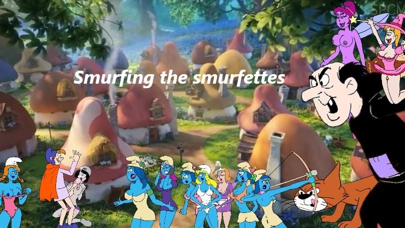 Smurfing the Smurfettes porn xxx game download cover