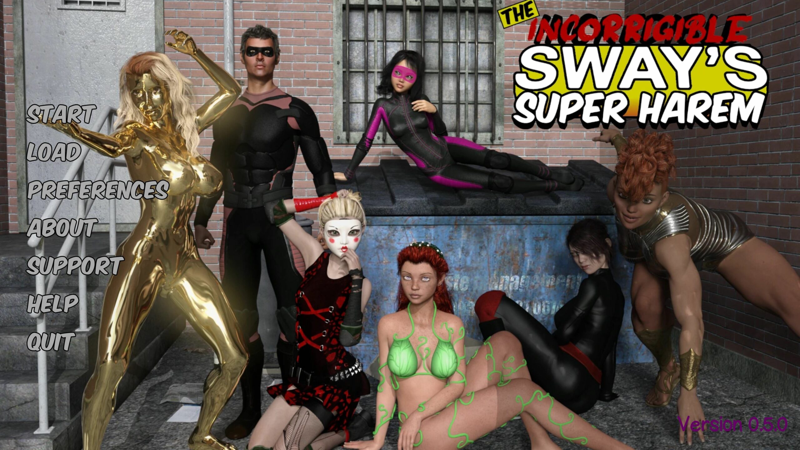 Sway’s Super Harem porn xxx game download cover