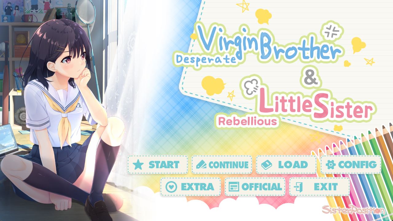 Desperate Virgin Brother & Rebellious Little Sister + DLCs porn xxx game download cover