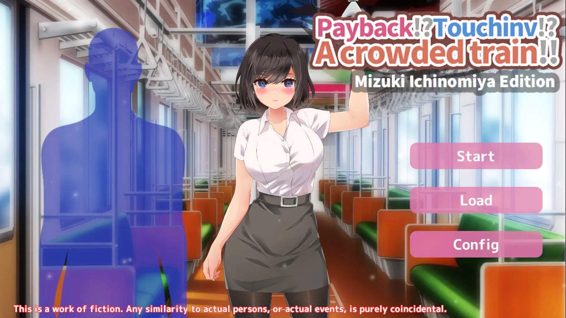 Payback!? Touchinv!? A Crowded Train!! Mizuki Ichinomiya Edition porn xxx game download cover