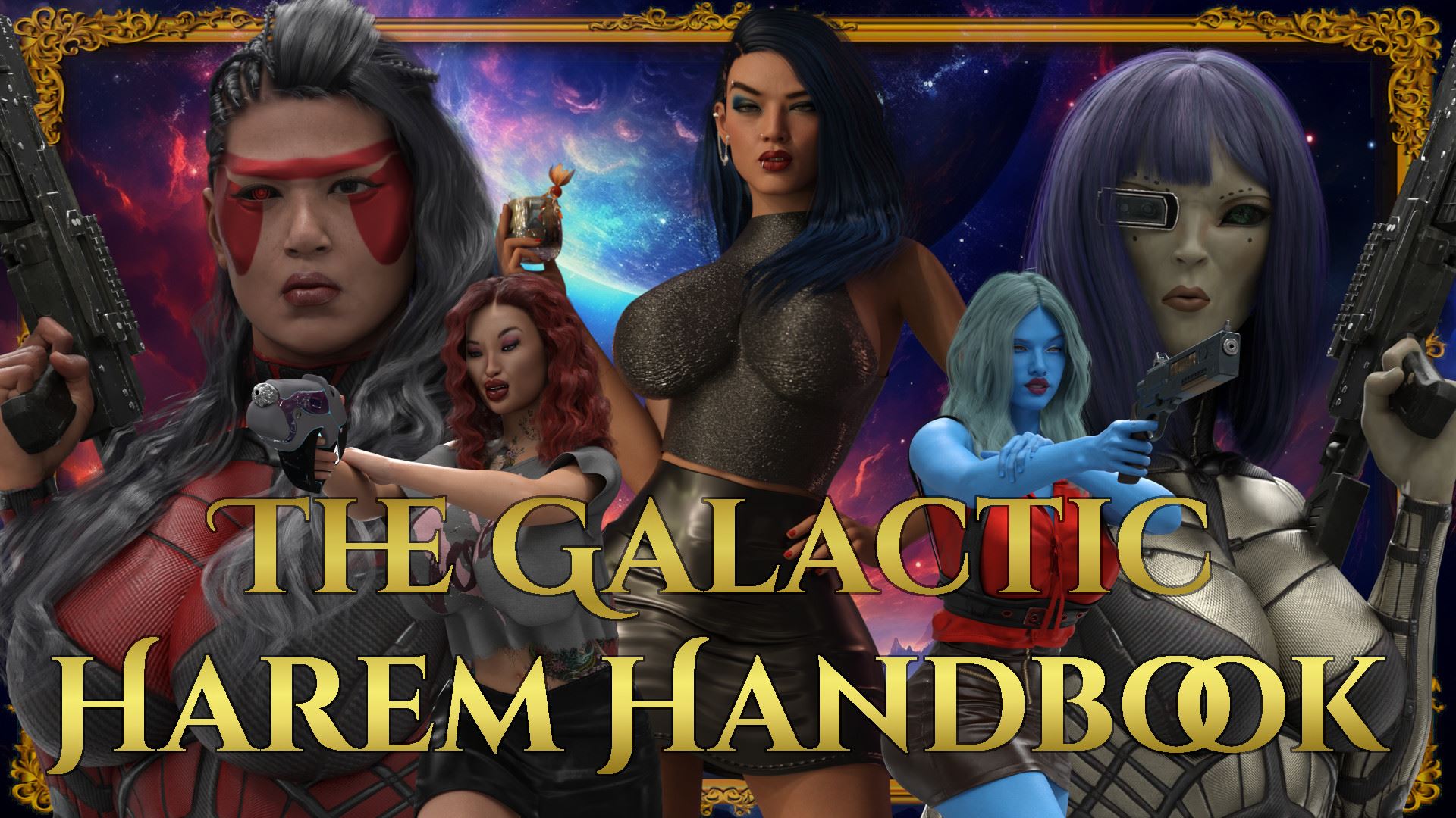 The Galactic Harem Handbook porn xxx game download cover